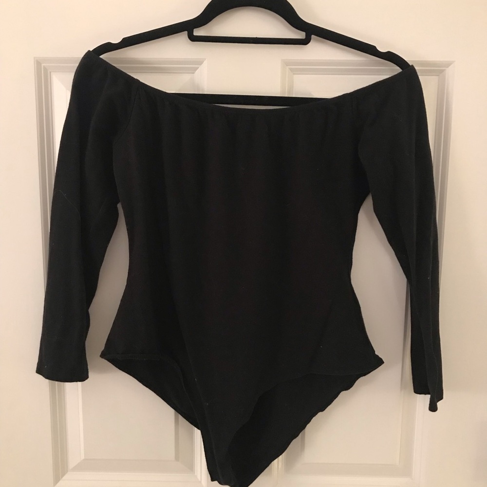 Black off the shoulder Bodysuit Size M